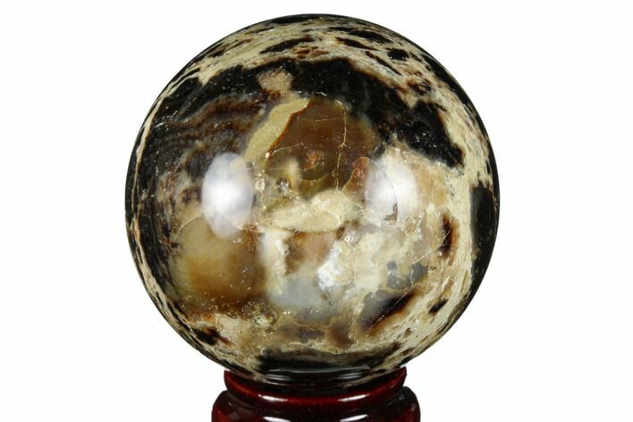 Black Opal Sphere - Madagascar #168599
